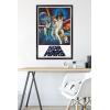 imageTrends International Star Wars A New Hope  One Sheet No Billing Block Wall Poster 34L x 224W Premium Unframed VersionBlack Framed Version