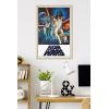 imageTrends International Star Wars A New Hope  One Sheet No Billing Block Wall Poster 34L x 224W Premium Unframed VersionBlonde Framed Version