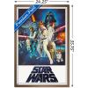 imageTrends International Star Wars A New Hope  One Sheet No Billing Block Wall Poster 34L x 224W Premium Unframed VersionBronze Framed Version