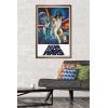imageTrends International Star Wars A New Hope  One Sheet No Billing Block Wall Poster 34L x 224W Premium Unframed VersionBronze Framed Version