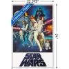 imageTrends International Star Wars A New Hope  One Sheet No Billing Block Wall Poster 34L x 224W Premium Unframed VersionPremium Unframed Version
