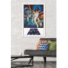 imageTrends International Star Wars A New Hope  One Sheet No Billing Block Wall Poster 34L x 224W Premium Unframed VersionWhite Framed Version