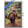 imageTrends International Star Wars Return of the Jedi  Wicket W Warrick Wall Poster 34L x 224W Premium Unframed VersionBarnwood Framed Version