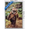 imageTrends International Star Wars Return of the Jedi  Wicket W Warrick Wall Poster 34L x 224W Premium Unframed VersionGray Framed Version