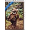 imageTrends International Star Wars Return of the Jedi  Wicket W Warrick Wall Poster 34L x 224W Premium Unframed VersionMahogany Framed Version