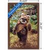 imageTrends International Star Wars Return of the Jedi  Wicket W Warrick Wall Poster 34L x 224W Premium Unframed VersionMahogany Framed Version