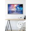 imageTrends International Star Wars Saga  Galaxy Wall Poster 34L x 224W Premium Unframed VersionBarnwood Framed Version