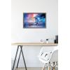imageTrends International Star Wars Saga  Galaxy Wall Poster 34L x 224W Premium Unframed VersionBarnwood Framed Version