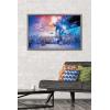 imageTrends International Star Wars Saga  Galaxy Wall Poster 34L x 224W Premium Unframed VersionBarnwood Framed Version