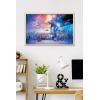 imageTrends International Star Wars Saga  Galaxy Wall Poster 34L x 224W Premium Unframed VersionBlonde Framed Version