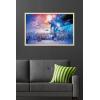 imageTrends International Star Wars Saga  Galaxy Wall Poster 34L x 224W Premium Unframed VersionBlonde Framed Version