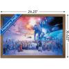 imageTrends International Star Wars Saga  Galaxy Wall Poster 34L x 224W Premium Unframed VersionBronze Framed Version