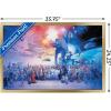 imageTrends International Star Wars Saga  Galaxy Wall Poster 34L x 224W Premium Unframed VersionGold Framed Version