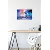 imageTrends International Star Wars Saga  Galaxy Wall Poster 34L x 224W Premium Unframed VersionPremium Poster  Mount Bundle