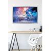 imageTrends International Star Wars Saga  Galaxy Wall Poster 34L x 224W Premium Unframed VersionSilver Framed Version