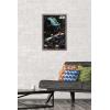imageTrends International Star Wars Saga  Space Battle Wall Poster 22375quot x 34quot Premium Unframed VersionBarnwood Framed Version