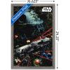imageTrends International Star Wars Saga  Space Battle Wall Poster 22375quot x 34quot Premium Unframed VersionBarnwood Framed Version