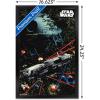 imageTrends International Star Wars Saga  Space Battle Wall Poster 22375quot x 34quot Premium Unframed VersionBlack Framed Version