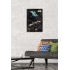 imageTrends International Star Wars Saga  Space Battle Wall Poster 22375quot x 34quot Premium Unframed VersionBlack Framed Version