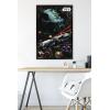 imageTrends International Star Wars Saga  Space Battle Wall Poster 22375quot x 34quot Premium Unframed VersionBlack Framed Version