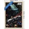 imageTrends International Star Wars Saga  Space Battle Wall Poster 22375quot x 34quot Premium Unframed VersionBlonde Framed Version