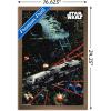imageTrends International Star Wars Saga  Space Battle Wall Poster 22375quot x 34quot Premium Unframed VersionBronze Framed Version