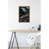 imageTrends International Star Wars Saga  Space Battle Wall Poster 22375quot x 34quot Premium Unframed VersionBronze Framed Version