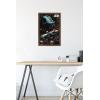 imageTrends International Star Wars Saga  Space Battle Wall Poster 22375quot x 34quot Premium Unframed VersionMahogany Framed Version