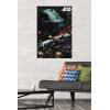 imageTrends International Star Wars Saga  Space Battle Wall Poster 22375quot x 34quot Premium Unframed VersionPremium Poster  Mount Bundle
