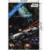 imageTrends International Star Wars Saga  Space Battle Wall Poster 22375quot x 34quot Premium Unframed VersionPremium Poster  Mount Bundle