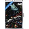 imageTrends International Star Wars Saga  Space Battle Wall Poster 22375quot x 34quot Premium Unframed VersionSilver Framed Version