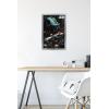 imageTrends International Star Wars Saga  Space Battle Wall Poster 22375quot x 34quot Premium Unframed VersionSilver Framed Version