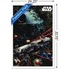imageTrends International Star Wars Saga  Space Battle Wall Poster 22375quot x 34quot Premium Unframed VersionWhite Framed Version
