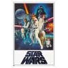 imageTrends International Star Wars A New Hope  One Sheet No Billing Block Wall Poster 34L x 224W Premium Unframed VersionWhite Framed Version