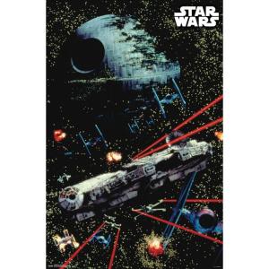 imageTrends International Star Wars Saga  Space Battle Wall Poster 22375quot x 34quot Premium Unframed VersionPremium Unframed Version
