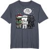 imageStar Wars Christmas Boba Its Cold Outside Graphic TShirt TShirtHeather Blue