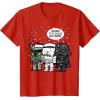 imageStar Wars Christmas Boba Its Cold Outside Graphic TShirt TShirtRed