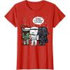 imageStar Wars Christmas Boba Its Cold Outside Graphic TShirt TShirtRed