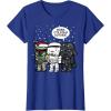 imageStar Wars Christmas Boba Its Cold Outside Graphic TShirt TShirtRoyal Blue