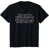 imageStar Wars Christmas Lights Logo TShirtBlack