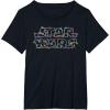 imageStar Wars Christmas Lights Logo TShirtBlack