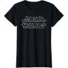 imageStar Wars Christmas Lights Logo TShirtBlack