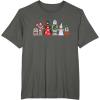 imageStar Wars Holiday Galactically Festive Christmas Pattern TShirtAsphalt Grey