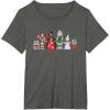 imageStar Wars Holiday Galactically Festive Christmas Pattern TShirtAsphalt Grey