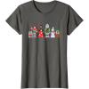 imageStar Wars Holiday Galactically Festive Christmas Pattern TShirtAsphalt Grey