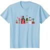 imageStar Wars Holiday Galactically Festive Christmas Pattern TShirtBaby Blue