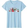 imageStar Wars Holiday Galactically Festive Christmas Pattern TShirtBaby Blue