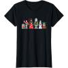 imageStar Wars Holiday Galactically Festive Christmas Pattern TShirtBlack