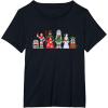 imageStar Wars Holiday Galactically Festive Christmas Pattern TShirtBlack
