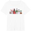 imageStar Wars Holiday Galactically Festive Christmas Pattern TShirtWhite